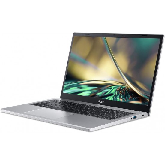 Acer Laptop Aspire 3 AMD Ryzen 3-7320U Memoria 8GB 512GB SSD Pantalla 15.6 Pulgadas FHD Gráficos AMD Radeon Graphics Windows 11 Home Color Plata
