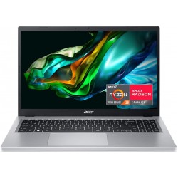 Acer Laptop Aspire 3 AMD Ryzen 3-7320U Memoria 8GB 512GB SSD Pantalla 15.6 Pulgadas FHD Gráficos AMD Radeon Graphics Windows 11 Home Color Plata