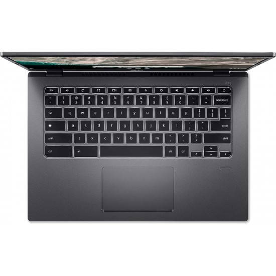 Acer Laptop Chromebook 514 Intel Core i3-1115G4, 8GB LPDDR4 128GB SSD Pantalla de 14 Pulgadas Chrome OS Color Gris Metal
