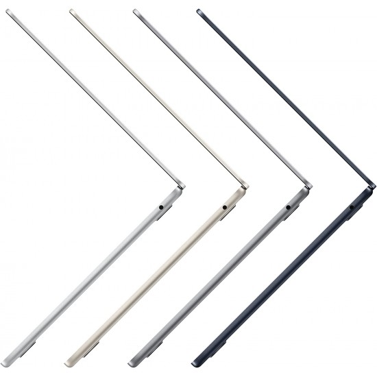 Apple MacBook Air 2022 Pantalla Liquid Retina de 13.6 Pulgadas, Chip M2 8 GB RAM, 512 GB SSD Teclado Retroiluminado Color Plata