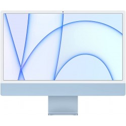 Apple iMac con Chip M1 CPU de 8 núcleos, GPU de 8 núcleos, Pantalla Retina de 24 Pulgadas, RAM de 8 GB, Almacenamiento SSD de 256 GB Color Azul
