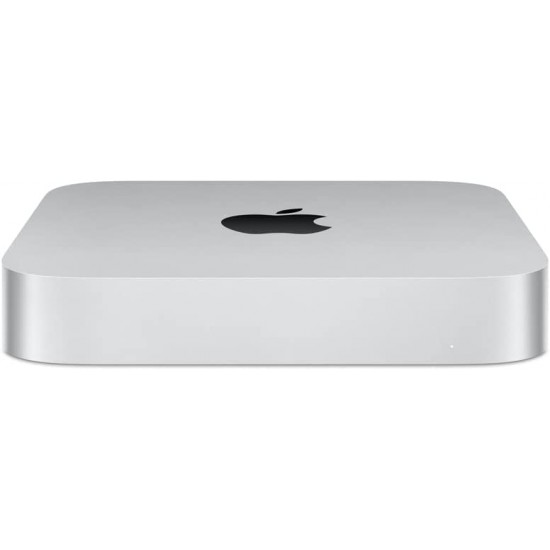 Apple Mac Mini con Chip M2 con CPU de 8 núcleos y GPU de 10 núcleos  8GB de Memoria unificada, 512 GB de Almacenamiento SSD, Gigabit Ethernet