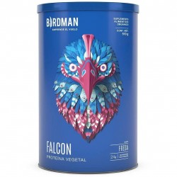 Birdman Falcon Proteina Vegetal Organica en Polvo (Vegana) Certificada USDA Sabor Fresa 510g.