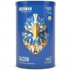 Birdman Falcon Proteina Vegetal Organica en Polvo (Vegana) Certificada USDA Sabor Vainilla 510g.