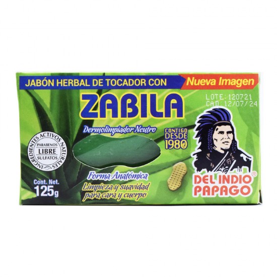 Del Indio Papago Jabón de Sábila 125g.