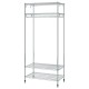 IKEA Omar Estante con Riel para Ropa Galvanizado 605.309.78