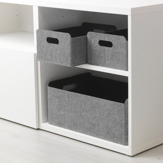 IKEA Besta Caja Organizadora Color Gris