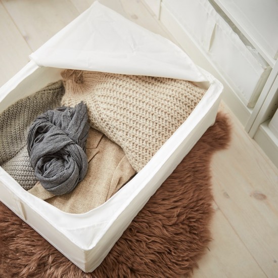 IKEA Skubb Bolsa de Almacenaje Chica Color Blanco