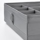 IKEA Skubb Caja con Compartimentos Color Gris Oscuro