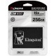 Kingston SSD KC600 256GB SATA 3 (6Gb/s) 2.5" Lectura: 550MB/s y Escritura: 520MB/s XTS-AES de 256-bit
