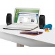 Logitech S120 Bocinas con Sonido Estéreo Entradas de 3.5 mm, Control de Volumen y Encenido - Color Negro