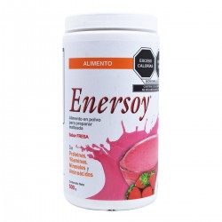 Salud Natural Enersoy Bebida de Soya Sabor Fresa 500g.